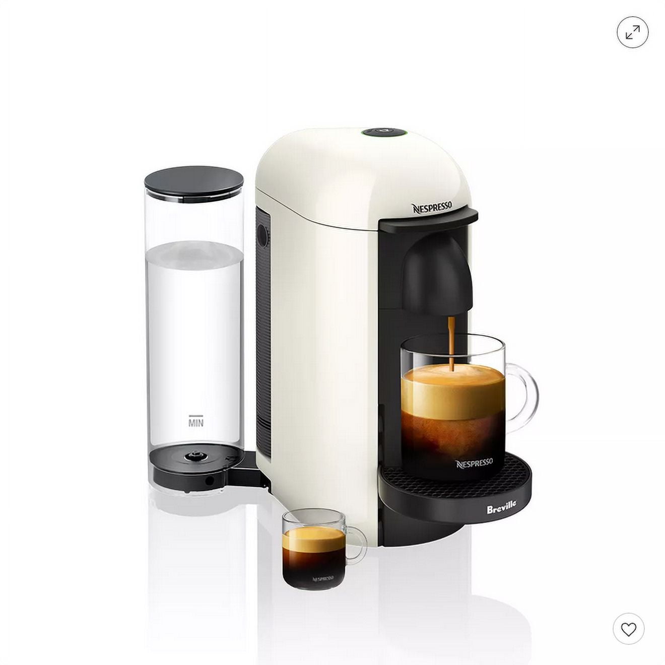 Nespresso VertuoPlus Pod Coffee Maker and Espresso Machine by Breville