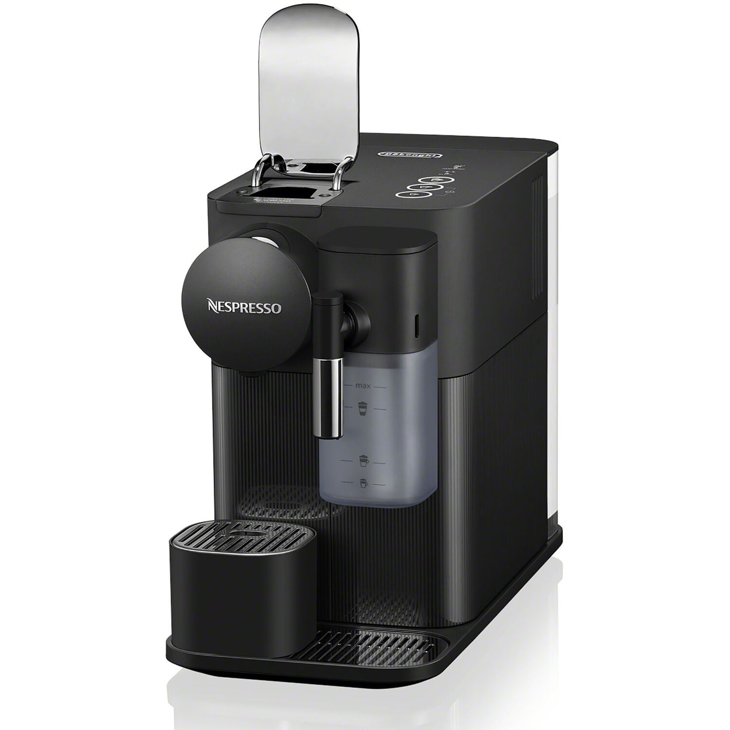 midtergang genetisk indvirkning Nespresso by De'Longhi Lattissima One Single Serve Coffee Machine in Black  - Walmart.com