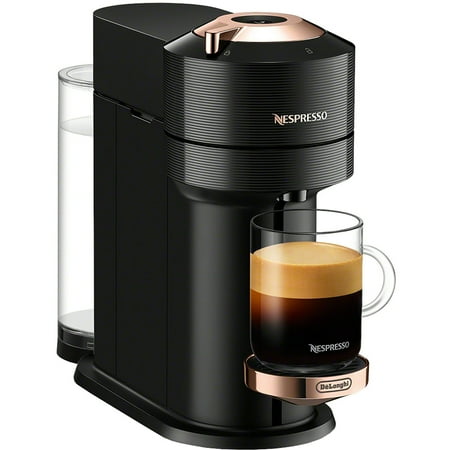 Nespresso Vertuo Next Premium Coffee and Espresso Maker by De'Longhi,  Black Rose Gold - Black Rose Gold