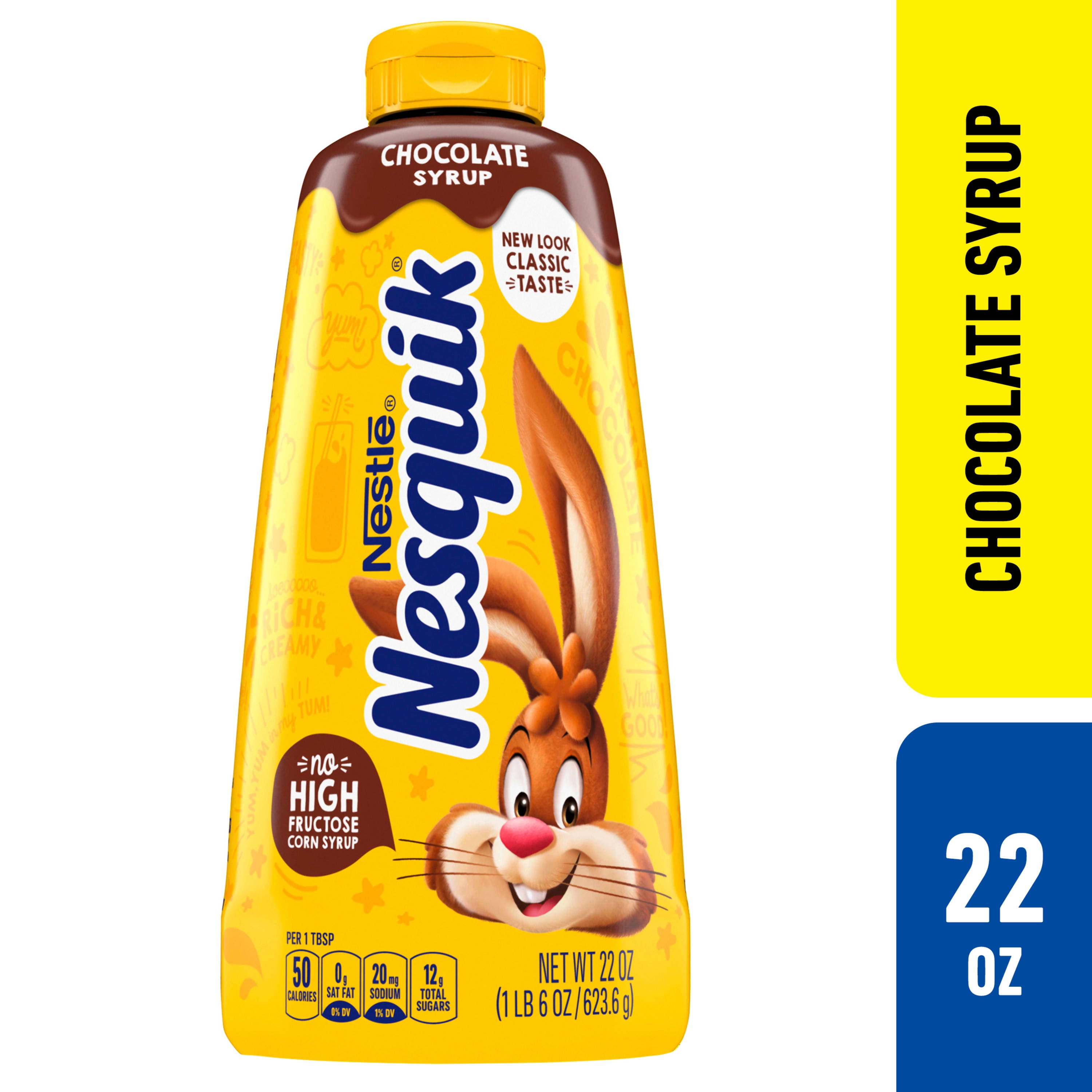 Nesquik Chocolate Flavored Syrup for Milk or Ice Cream, 22 oz 