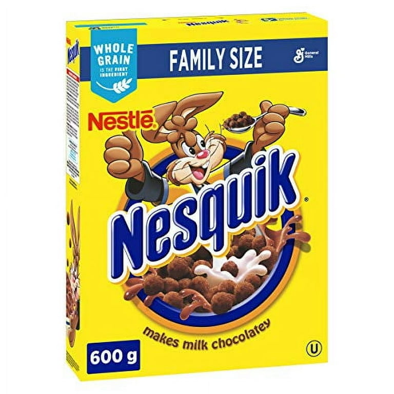 Nesquik Chocolatey Cereal, Cocoa Crunch, 600g, Family-Friendly