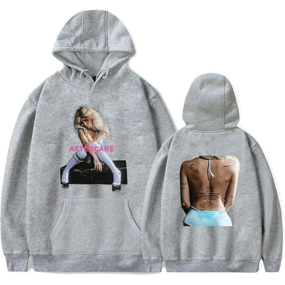 Nessa Barrett AFTERCARE Album Merch Hoodie Pockets Drawstring Unisex Hooded Sweatshirt Fashion Clothing
