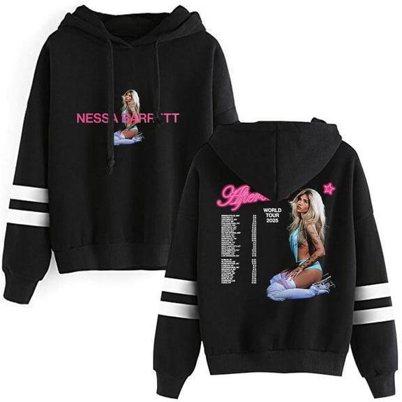 Nessa Barrett Aftercare World Tour 2025 Hoodie Women Men Pullover Sweatshirt Long Sleeve Fashion Clothes