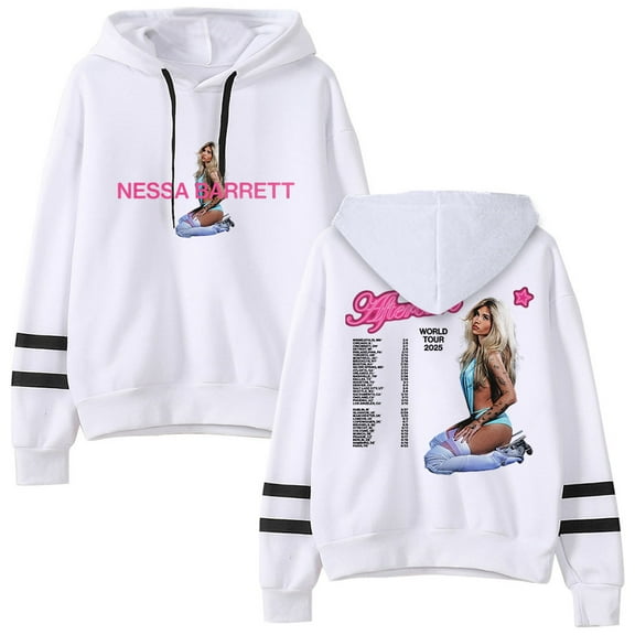 Nessa Barrett Aftercare World Tour 2025 Hoodie Women Men Pullover Sweatshirt Long Sleeve Fashion Clothes
