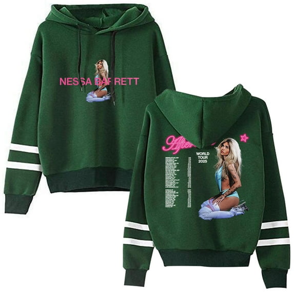 Nessa Barrett Aftercare World Tour 2025 Hoodie Women Men Pullover Sweatshirt Long Sleeve Fashion Clothes