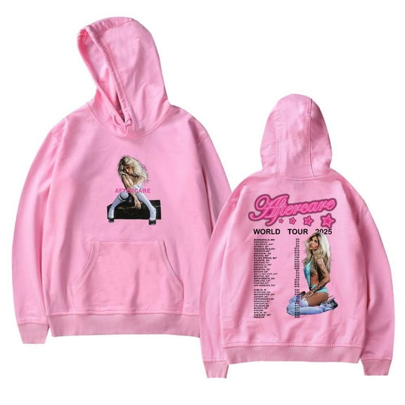 Nessa Barrett Aftercare World Tour 2025 Merch Hoodies Women Men Long Sleeve Casual Sweatshirt Clothes