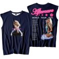thumbnail image 1 of Nessa Barrett Aftercare World Tour 2025 Merch Tank Tops Sleeveless Sport Vest Women Men Outdoor Sportwear, 1 of 3