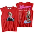 thumbnail image 1 of Nessa Barrett Aftercare World Tour 2025 Merch Tank Tops Sleeveless Sport Vest Women Men Outdoor Sportwear, 1 of 3