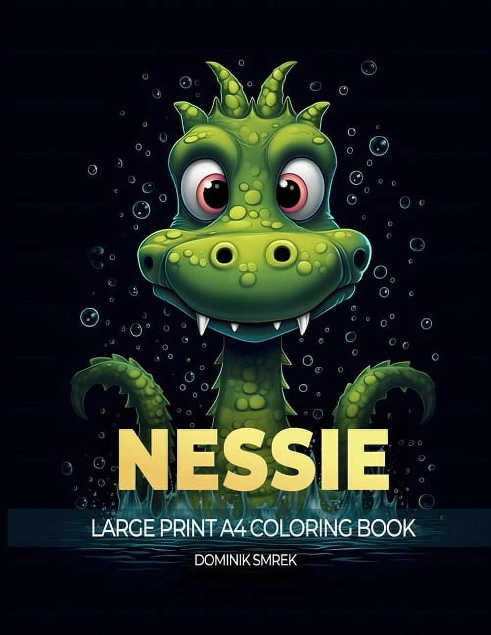 Nessy Colouring In Nessie: A Large Print A4 Colouring Book, (Paperback) - Walmart Business ...