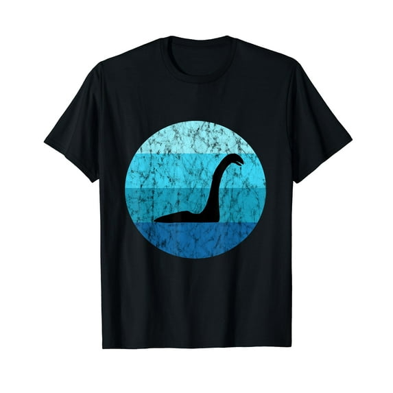 Nessie Retro Vintage Ocean Irish Loch Ness Sea Monster T-Shirt