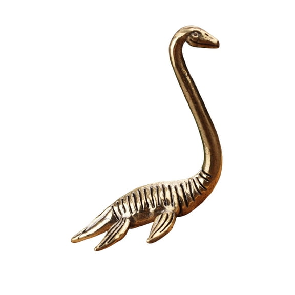 Nessies Figurines Metal Sea Animal Statue Decorative Objects Table Ornament