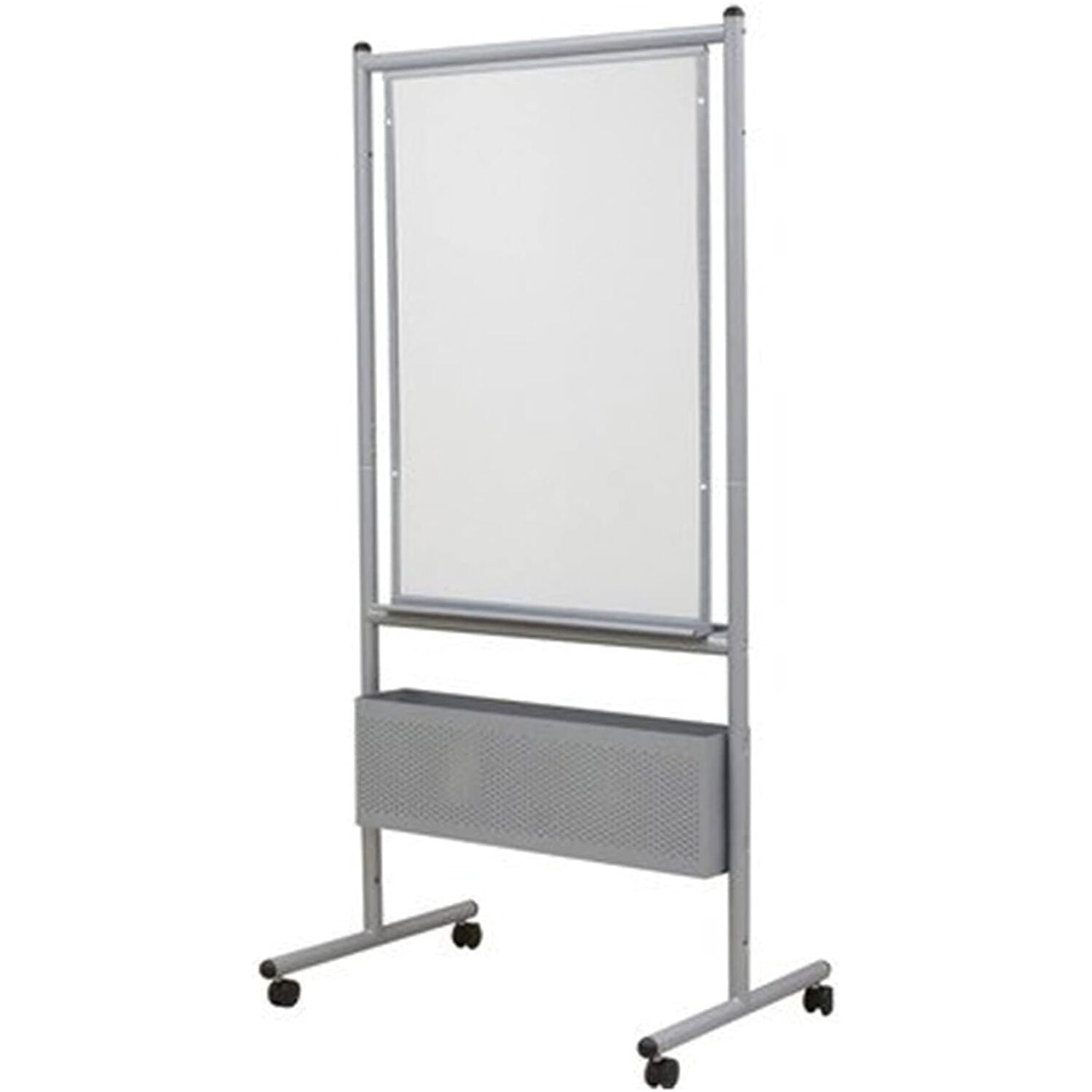 Best-Rite Nest Easel Material: Porcelain, Color: Silver, Dimension: 24" L x 34" W x 72" H