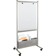 Best-Rite Nest Easel Material: Porcelain, Color: Silver, Dimension: 24" L x 34" W x 72" H