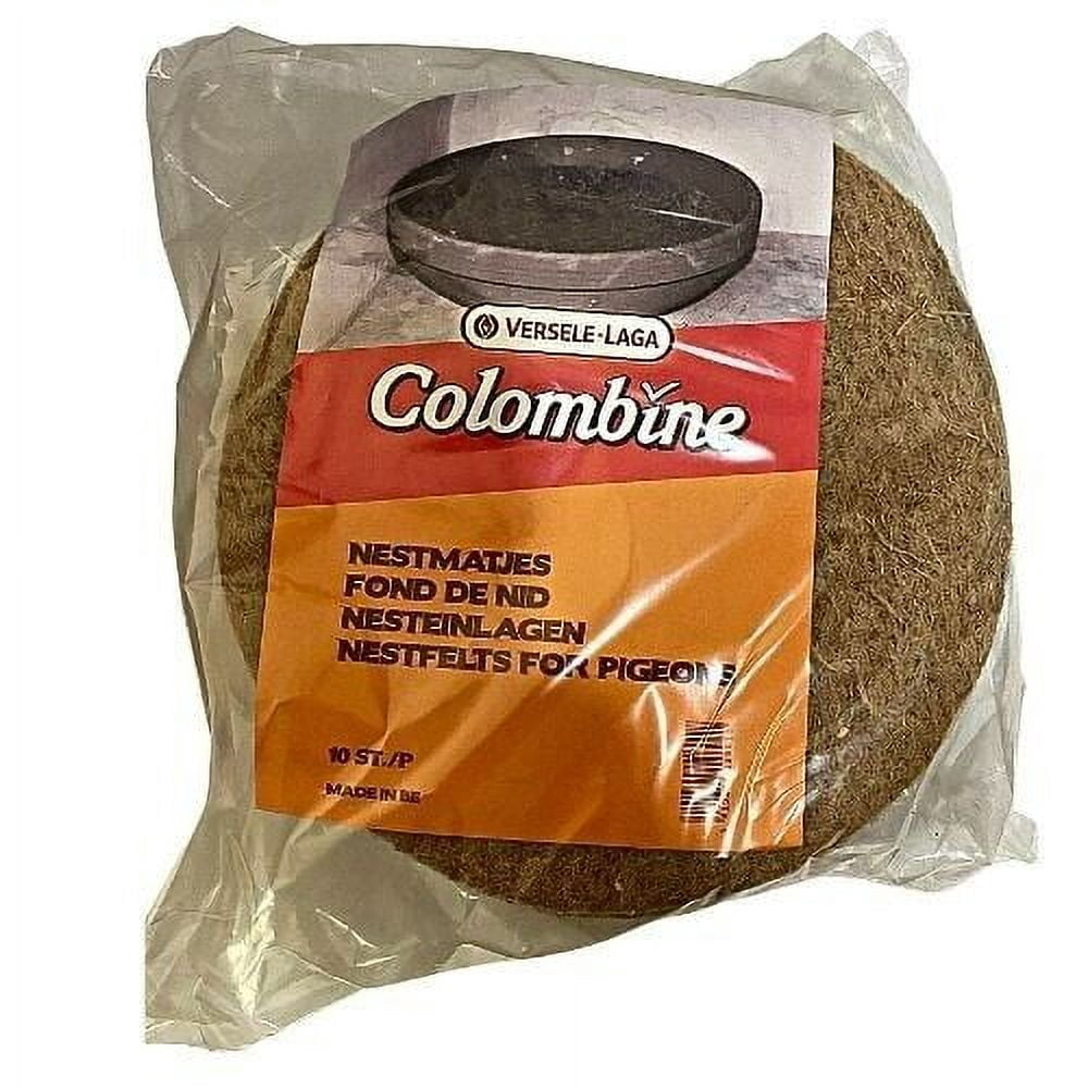 Nest Felts for Pigeons Versele-Laga Colombine 9 inch (pack 10)