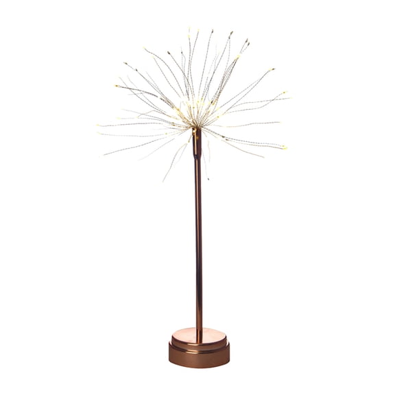 Nest and Flowers Table Lights, Starburst Light Fireworks, LED Warm White Dandelion Lamps with Remote, USB Battery Decorative Fairy Tree Light for Christmas Dinner Decor(Warm)