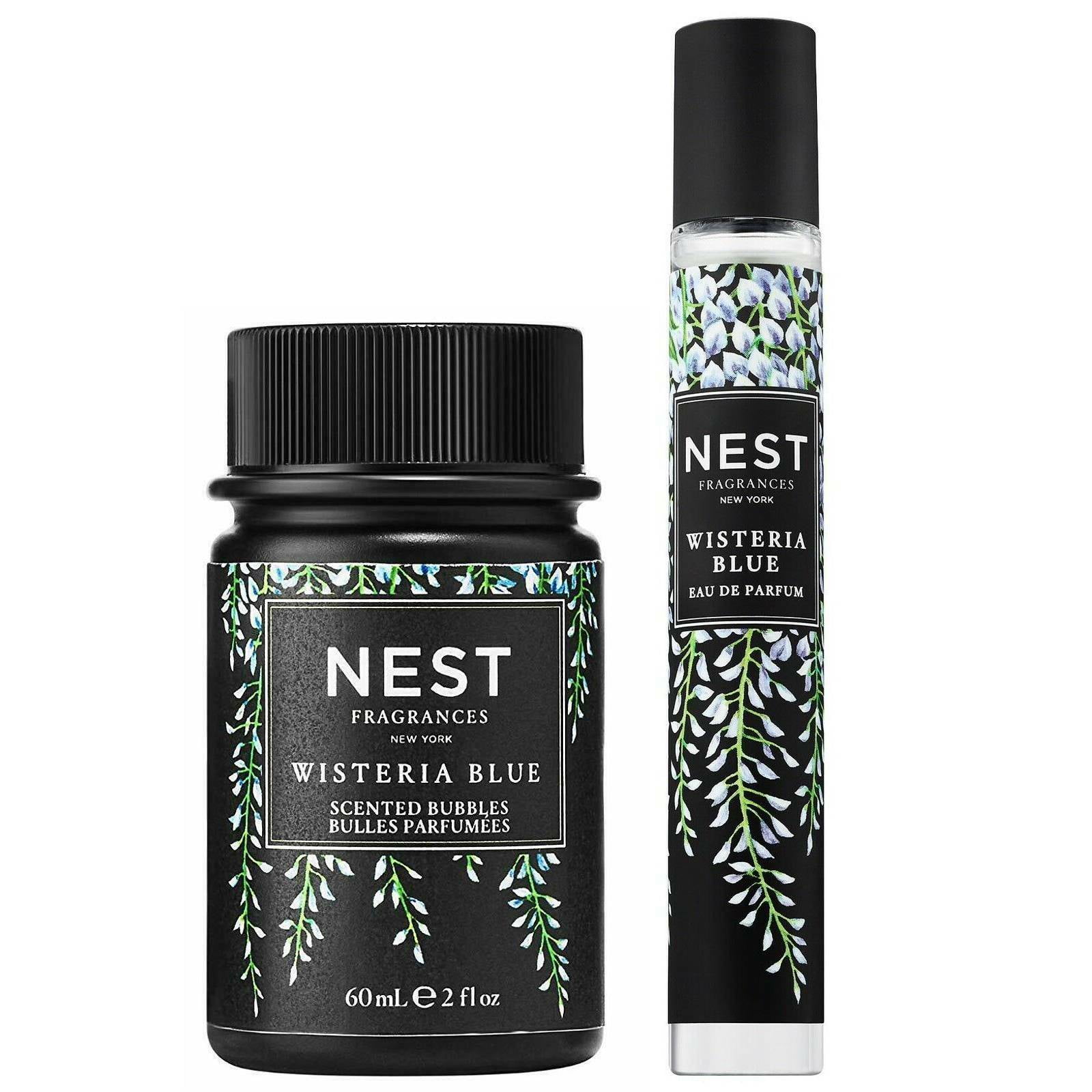 Nest Fragrance Wisteria Blue Scented Bubbles Bath + Fragrance Wisteria