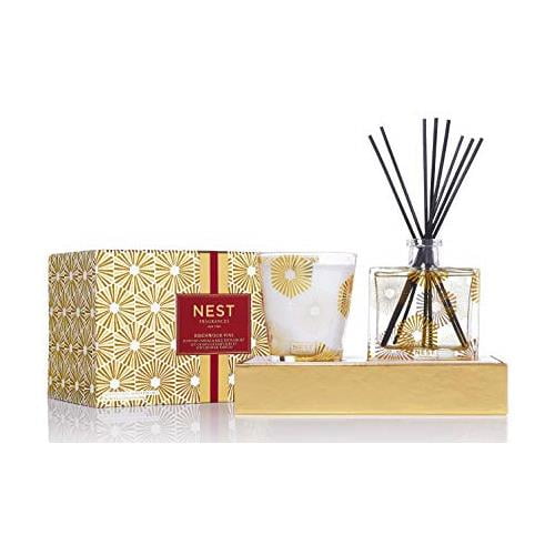 Nest Fragrances Candle and Reed Diffuser Set - Birchwood Pine, (8.1 oz Candle & 5.9 fl oz Diffuser)