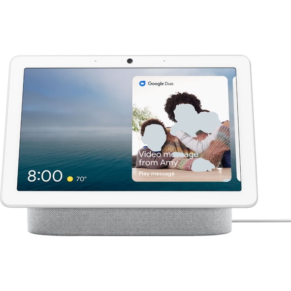 Nest Hub Max 10" Smart Display with Google Assistant - Chalk