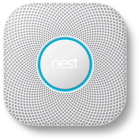 product image of Nest Labs S3000BWES Protect Battery-Powered Smoke & Carbon Monoxide&#44; Alarm&#44; White&#44; 2nd Generation