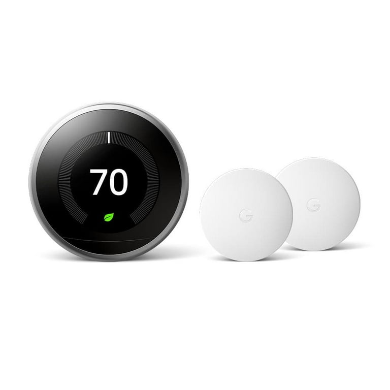 Nest Learning Thermostat Smart Wi-Fi Thermostat Stainless Steel