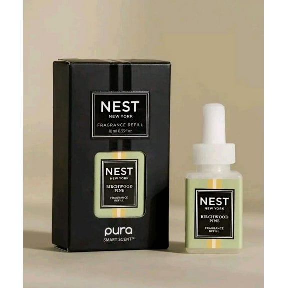 Nest New York Birchwood Pine Smart Home Fragrance Diffuser Pura Refill .33 Oz