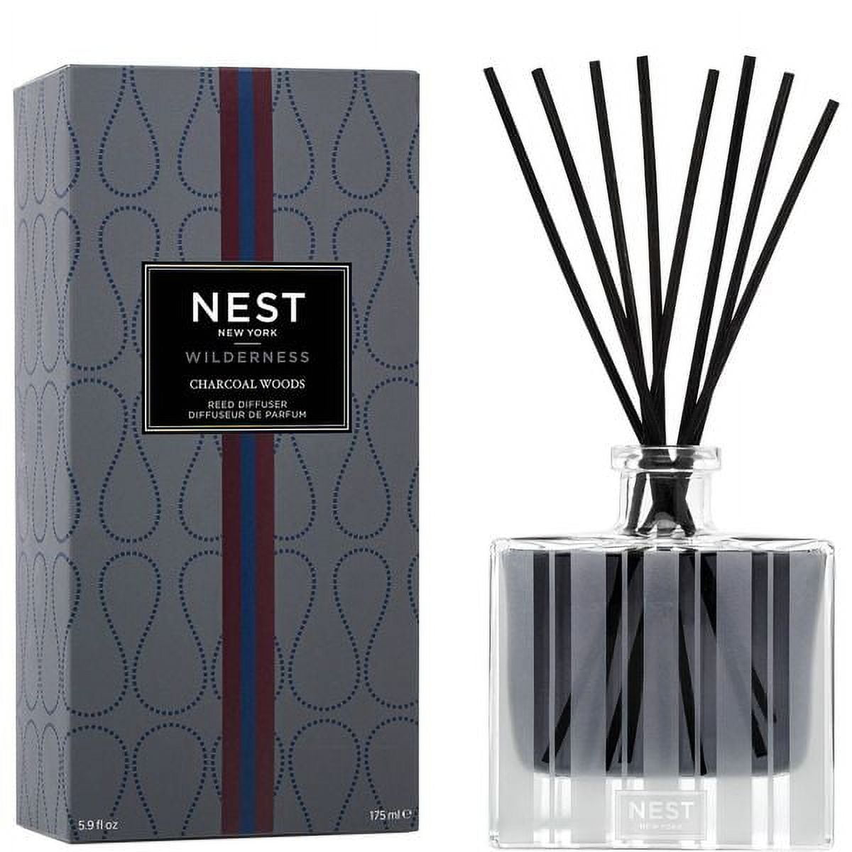 Charcoal Woods 5.9 oz Reed Diffuser with Cedarwood and Birch