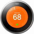 thumbnail image 1 of Nest Learning Thermostat, Easy Control for Every Room, Stainless Steel (3rd Gen), 1 of 10