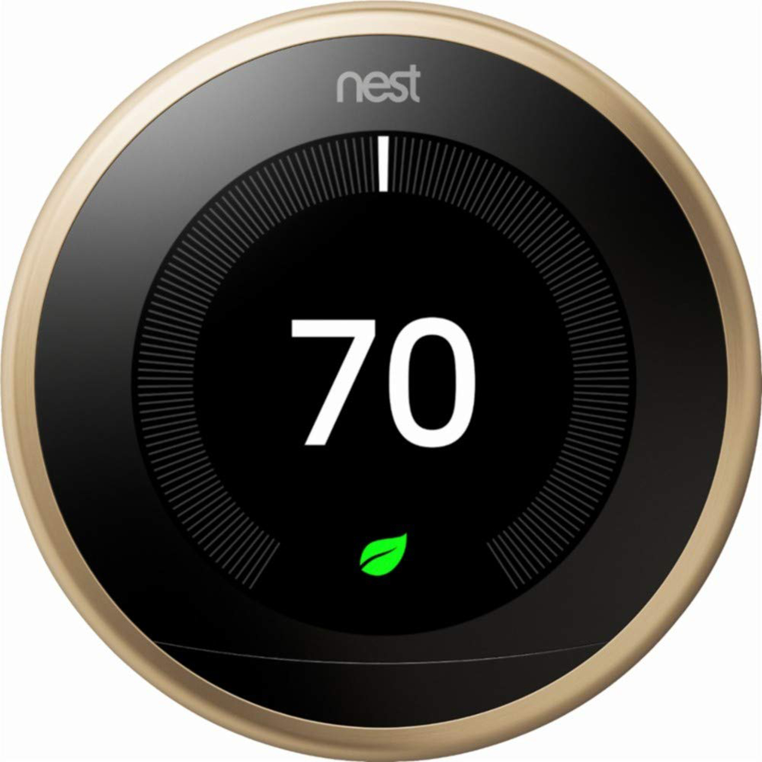 Nest T3032US Nest Smart Learning Programmable Thermostat - 3rd Generation, Brass - image 1 of 5