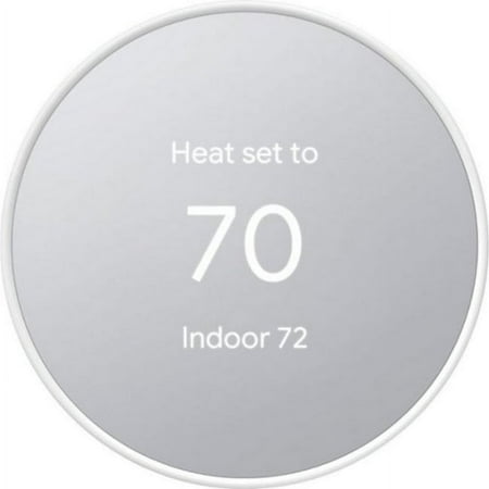 Nest Thermostat - Programmable Smart Thermostat for Home - Snow