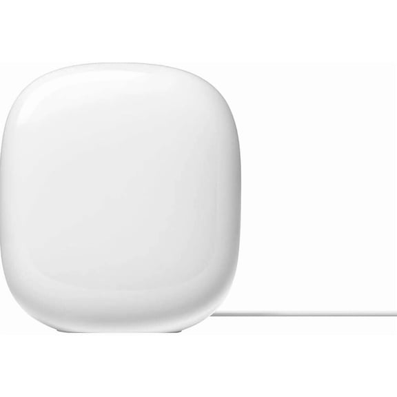 Nest WiFi Pro - Wi-Fi 6E - Reliable Home Wi-Fi System with Fast Speed and Whole Home Coverage - Mesh Router - Snow