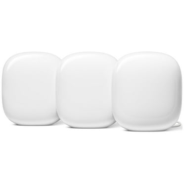 Nest Wifi Pro - Wi-Fi 6E - Reliable Home WiFi System with Fast Speed and Whole Home Coverage - Mesh Wi-Fi Router - Snow 3-pack