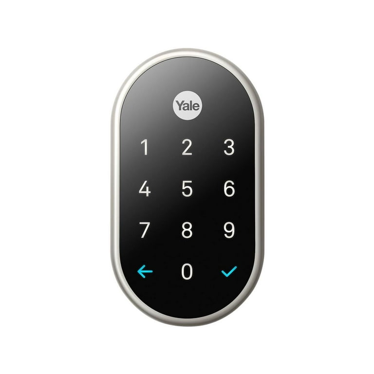 Nest x Yale Smart Lock with Nest Connect - Satin Nickel, WiFi