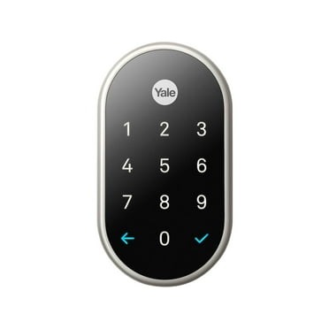 Nest x Yale lock with Nest Connect, Satin Nickel