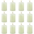 thumbnail image 1 of NestE - 12 Pack 2x3 Hand Poured Ivory Dripless Pillar Candles, Soy Candles, Non-Toxic, Unscented, Smokeless, Long Burning, Emergency, for Home Decor, Dining Table, Party, Romantic Mood Lighting, 1 of 14