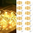 thumbnail image 1 of NestE 12 Pack Fairy Lights Battery Operated,7Ft 20 Led Mini Battery String Lights, Waterproof Silver Copper Wire Lights for Wedding Party Bedroom Christmas Decoration, Warm White, 1 of 10