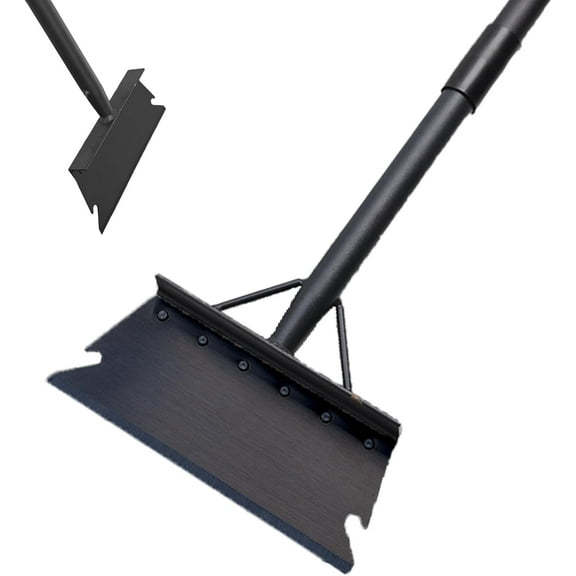 NestE - Garden Cleaning Shovel 59 Inch with Adjustable Handle, Multifunctional Cleaning Shovel Garden Tool Floor Scraper Outdoor Spade for Scraping, Weeding, Lawn Edging