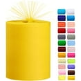 thumbnail image 1 of NestE Tulle Rolls 6” by 100 Yards (300 feet) Tulle Roll Spool Fabric for DIY Tutu Skirts Wedding Baby Shower Crafts Decorations Party Supplies (Yellow), 1 of 12