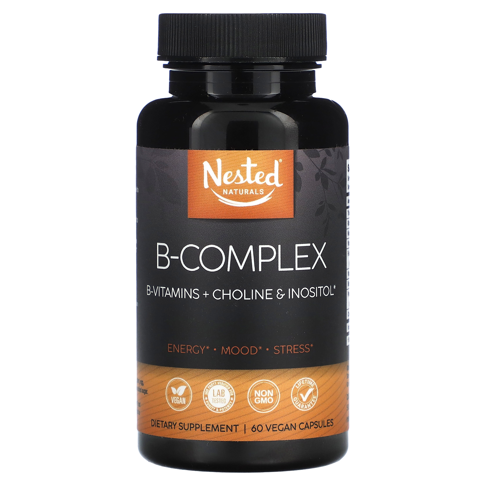 Nested Naturals Vegan Vitamins Plus Choline & Inositol