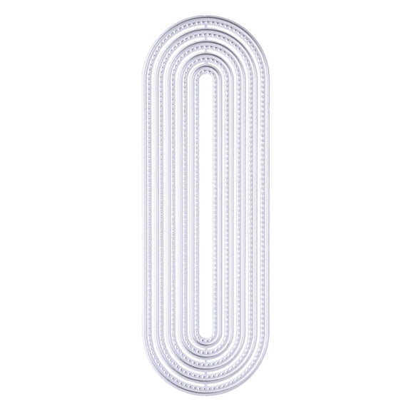 Nested Oval Cutting Dies Delicate Embossing Script Dies Stencils for Scrapbooking Journaling Embellishments