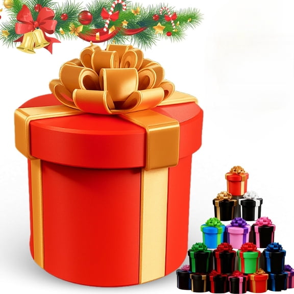 Nested Screw Gift Box, Gift Box 10 Layer Reusable Box for Christmas Party