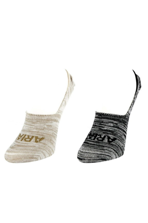 Mens Ladies Neutral 4Pk No Slip No Show Socks M Multi