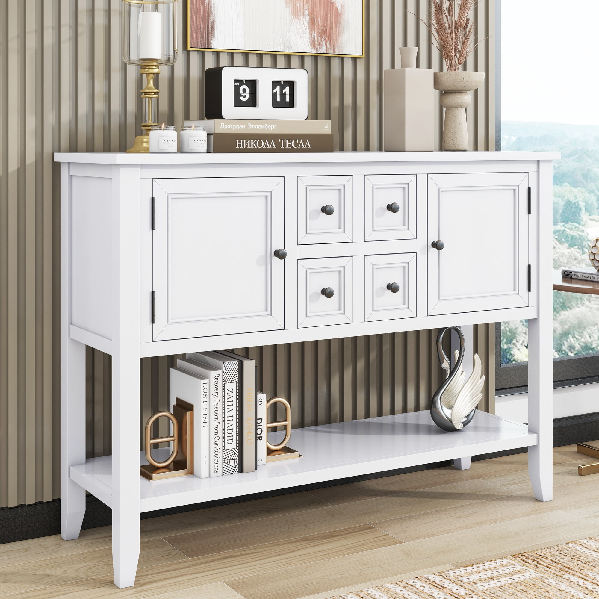 Retro style console table discount