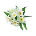 thumbnail image 1 of Nesthee Artificial Passion White Flower Stems 16 Heads For Home Decor Vase Wedding Centerpiece Event Decor, 1 of 7