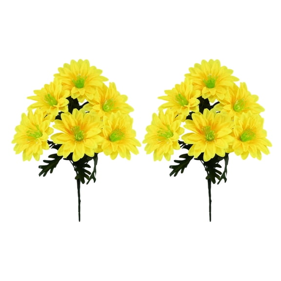 Nesthee Peonies Artificial Flowers 2 pack Yellow Artificial Flowers with Stems Real Look for Spring Decorations Floral Arrangements Home Table