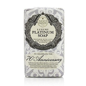 Nesti Dante 7070 Anniversary Luxury Platinum Soap With Precious Platinum Limited Edition