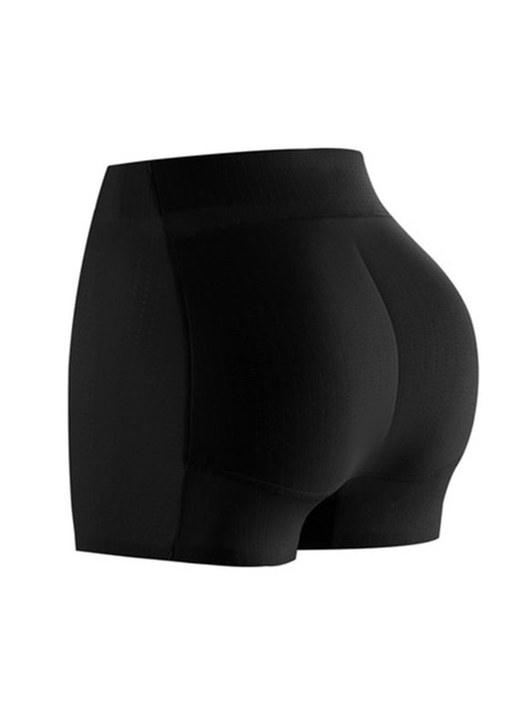 Butt Lifting Panties for Women Butt Lifter Shapewear Hip Enhancer Padded Underwear Seamless Butt Lifter Boyshorts Black M