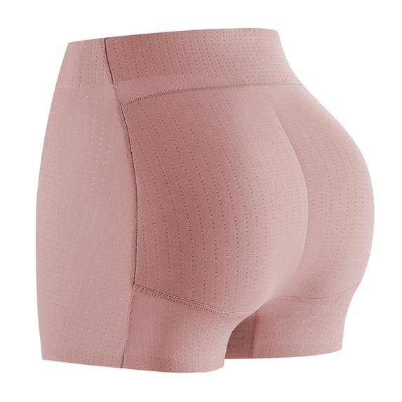 Nestiefly Butt Lifting Panties for Women Butt Lifter Shapewear Hip Enhancer Padded Underwear Seamless Butt Lifter Boyshorts Pink XL