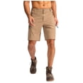 thumbnail image 1 of Nestiefly Golf Shorts for Men Lightweight Water-Resistant Flat Front Flex Solid Casual Mens Dress Shorts with Pockets Khaki 2XL, 1 of 4