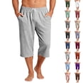 thumbnail image 1 of Nestiefly Men's Baggy Shorts Wide Leg Sweat Shorts Gym Workout Shorts Drawstring Waist Summer Cruise Clothes Gray 3XL, 1 of 9