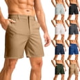thumbnail image 1 of Nestiefly Men's Casual Shorts Lightweight Golf Shorts for Men Stretch with 3 Pockets Quick Dry Breathable Work Shorts Blue M, 1 of 4